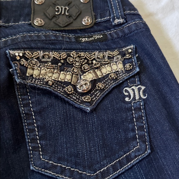 Miss Me Dark Blue Skinny Jeans - Picture 2 of 4